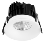 <strong>EN-DLB102DV/40   </strong> CURVEE  10W BAFFLED 1-10V DIMMABLE IP44 LED DOWNLIGHT 4000K