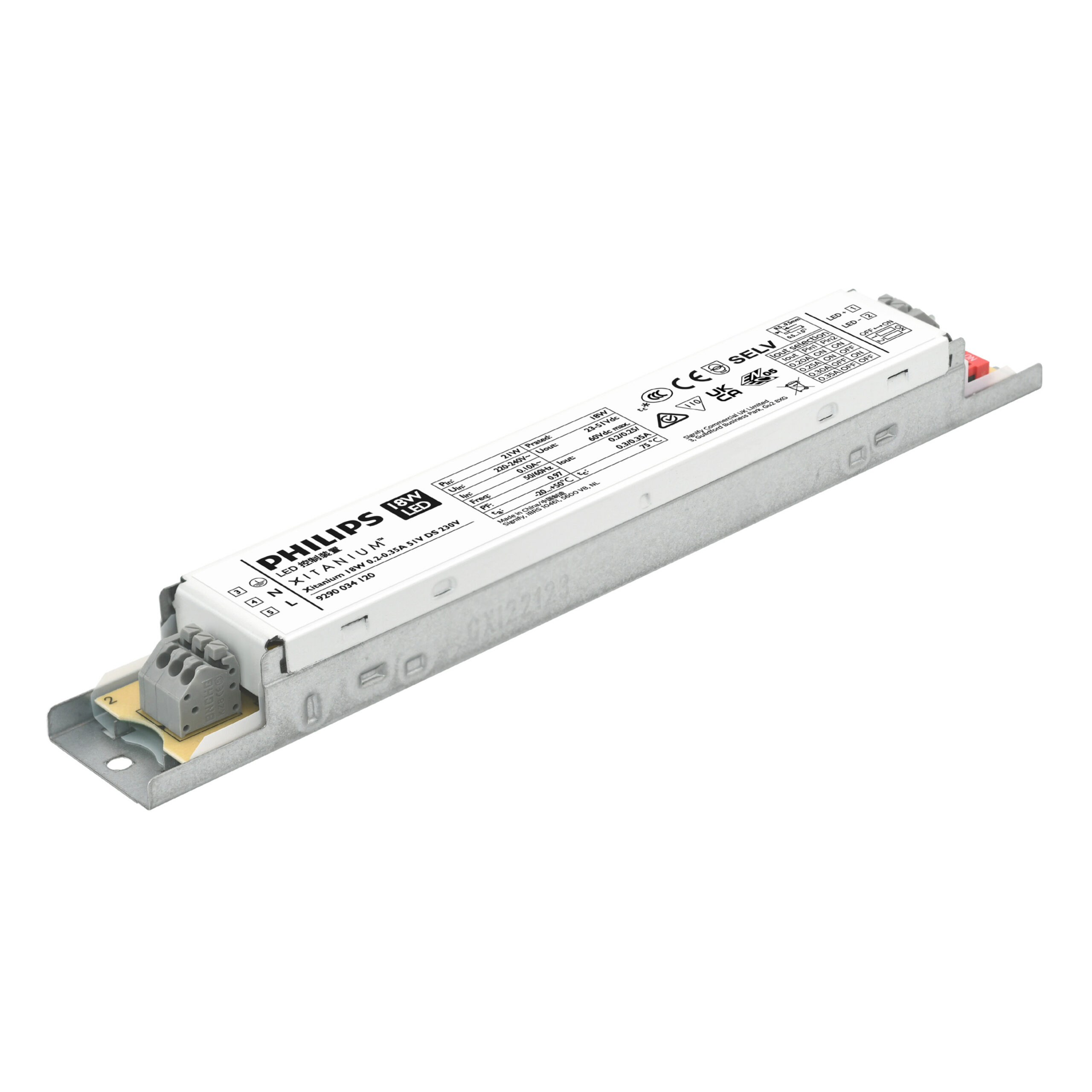 Easy Re-Fit™ Non-Dimmable Driver 61W incl. 4 Way DuPont Distributor Box