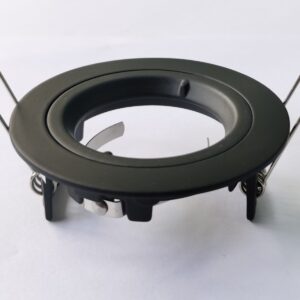 GU10 ALD™ GU10 Fixed Aluminium Lock Ring Downlight incl. Socket/Terminal Black