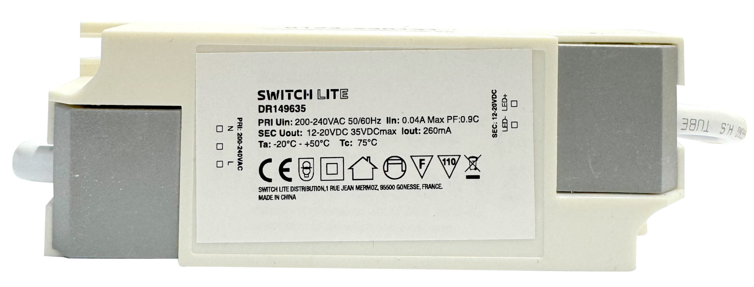 Slim-Fit CS™ 6W Dimmable Driver for DL150235