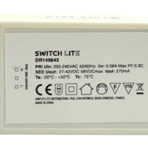 Slim-Fit CSâ„¢ 12W Dimmable Driver for DL150242 & DL150259
