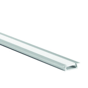 Low Recessed Mount Aluminium Profile & Frosted Diffusor 2 Meter Lenght