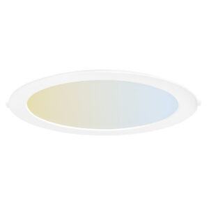 Slim-Fit CSâ„¢ IP44 Colour Switchable Round Low Profile LED Downlight