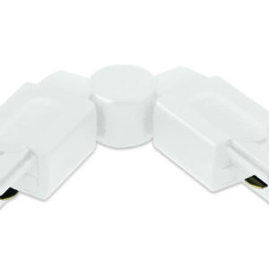 Three Circuit Track Accessory - Flexible Connector White